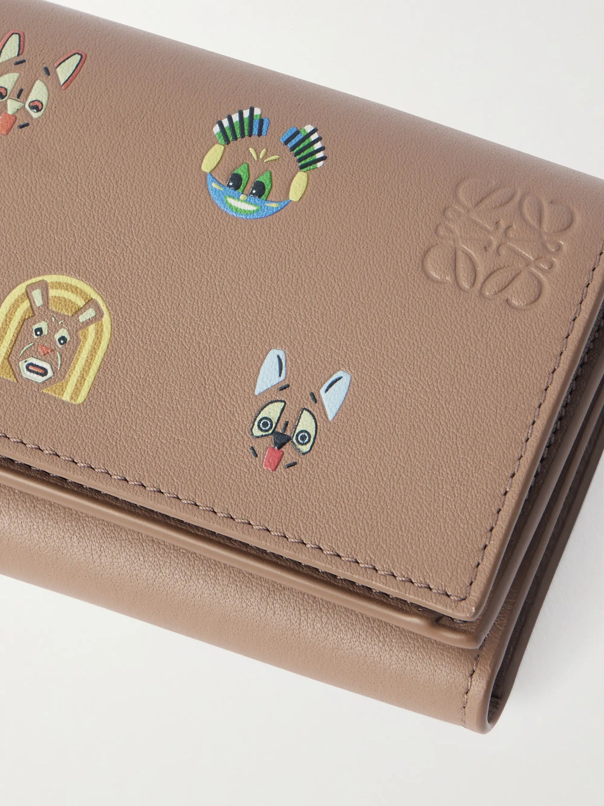 + Louis Wain Cats Printed Leather Wallet