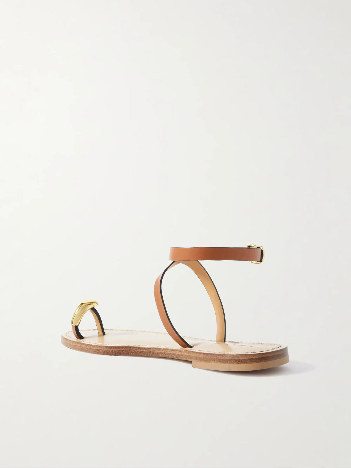 The Kigali Embellished Leather Sandals