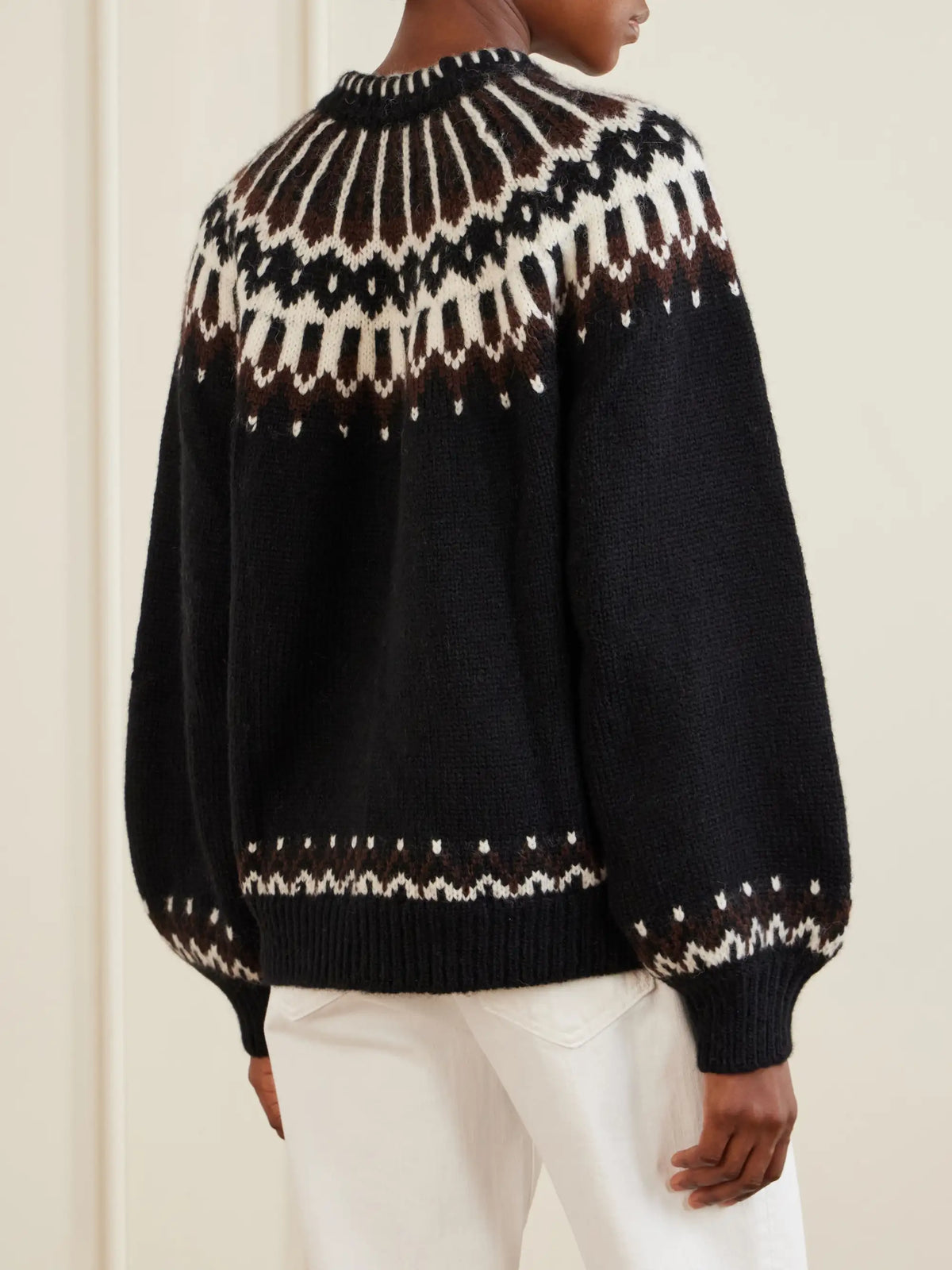 DÔEN Field Fair Isle Wool-blend Sweater