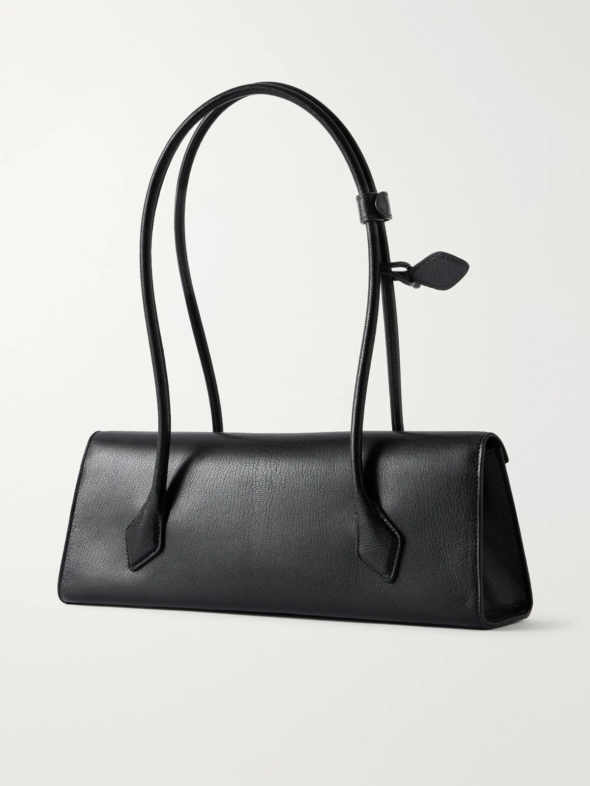 Alaïa Le Teckel Flat Medium Leather Shoulder Bag
