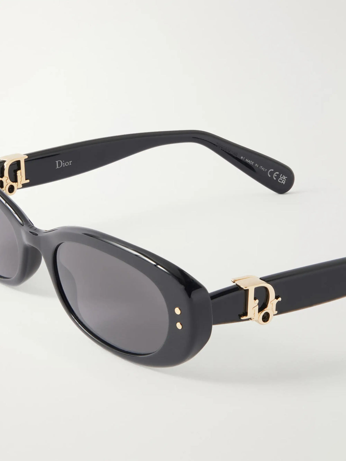 Eyewear Dior Oblique B1i Oval Acetate Sunglasses