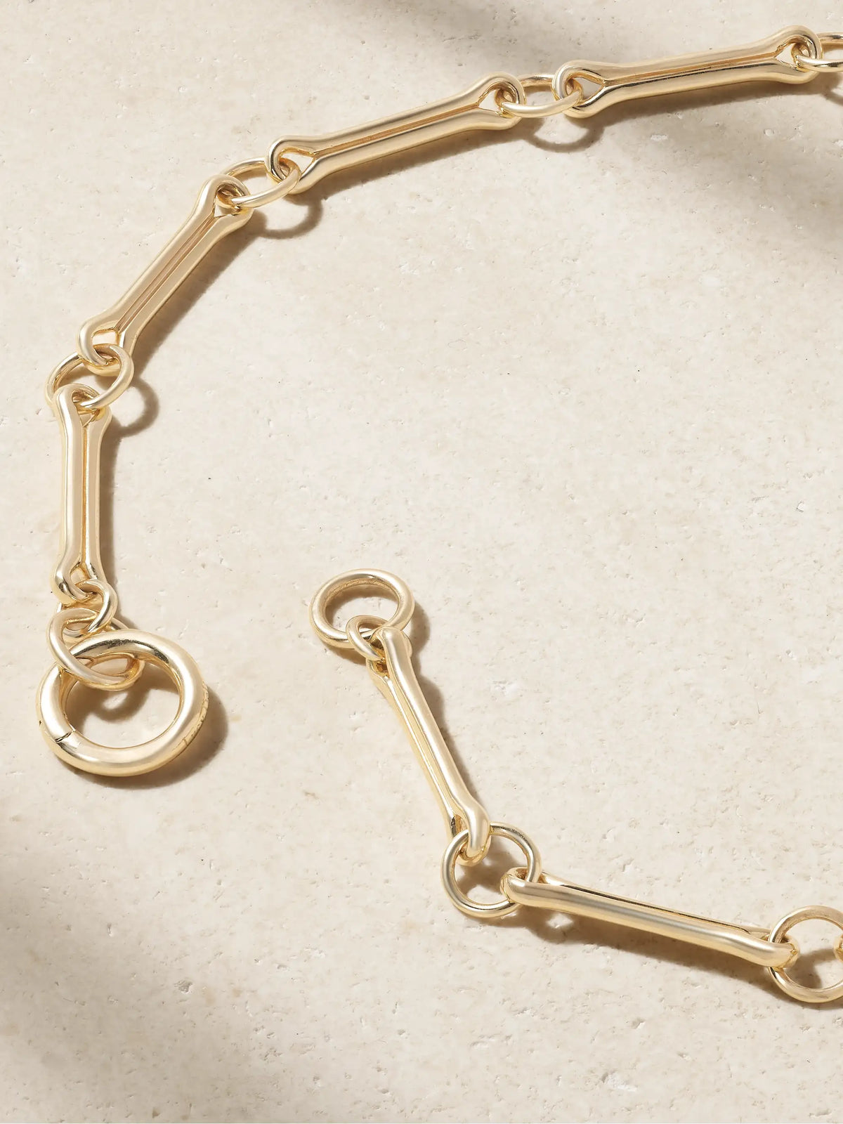 Show Your Bones 14-karat Gold Necklace