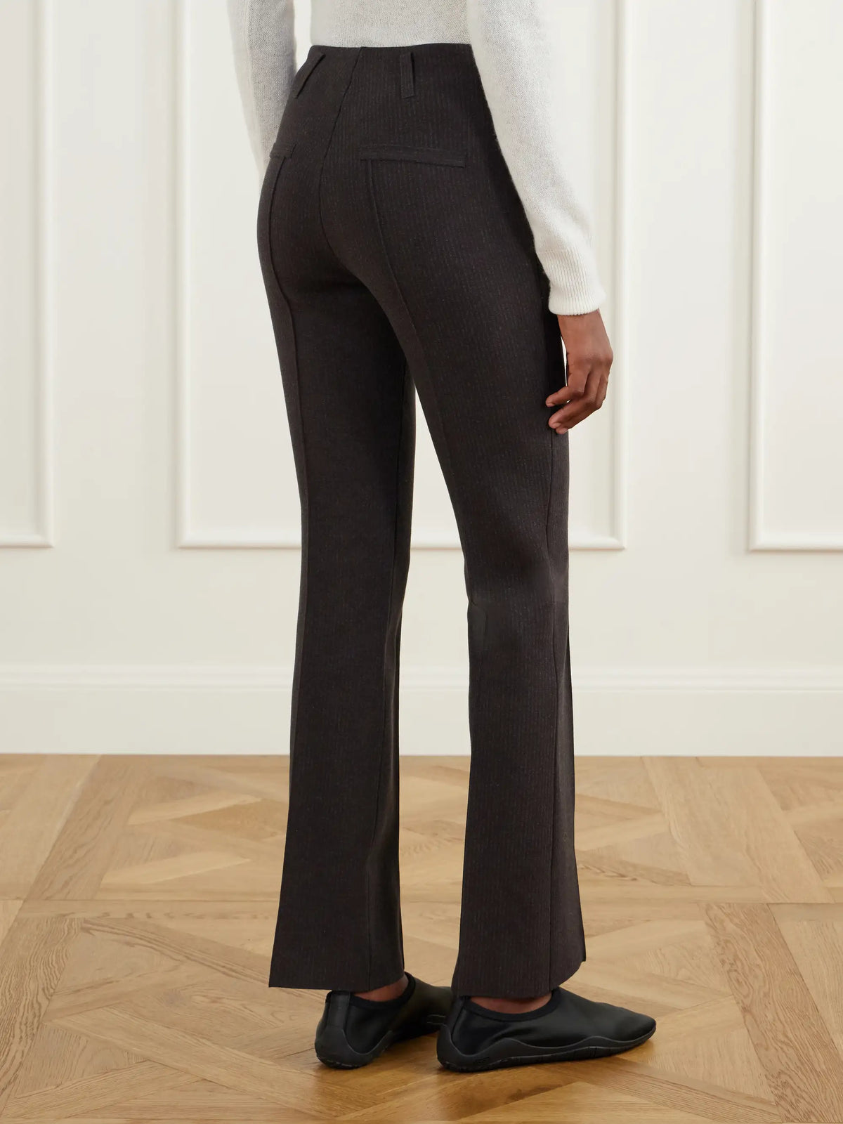 HIGH SPORT Luke Ribbed Cotton-blend Straight-leg Pants