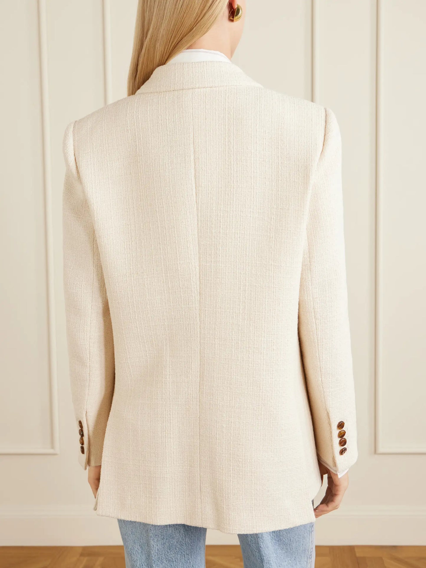 Missy Everynight Cotton-blend Tweed Blazer