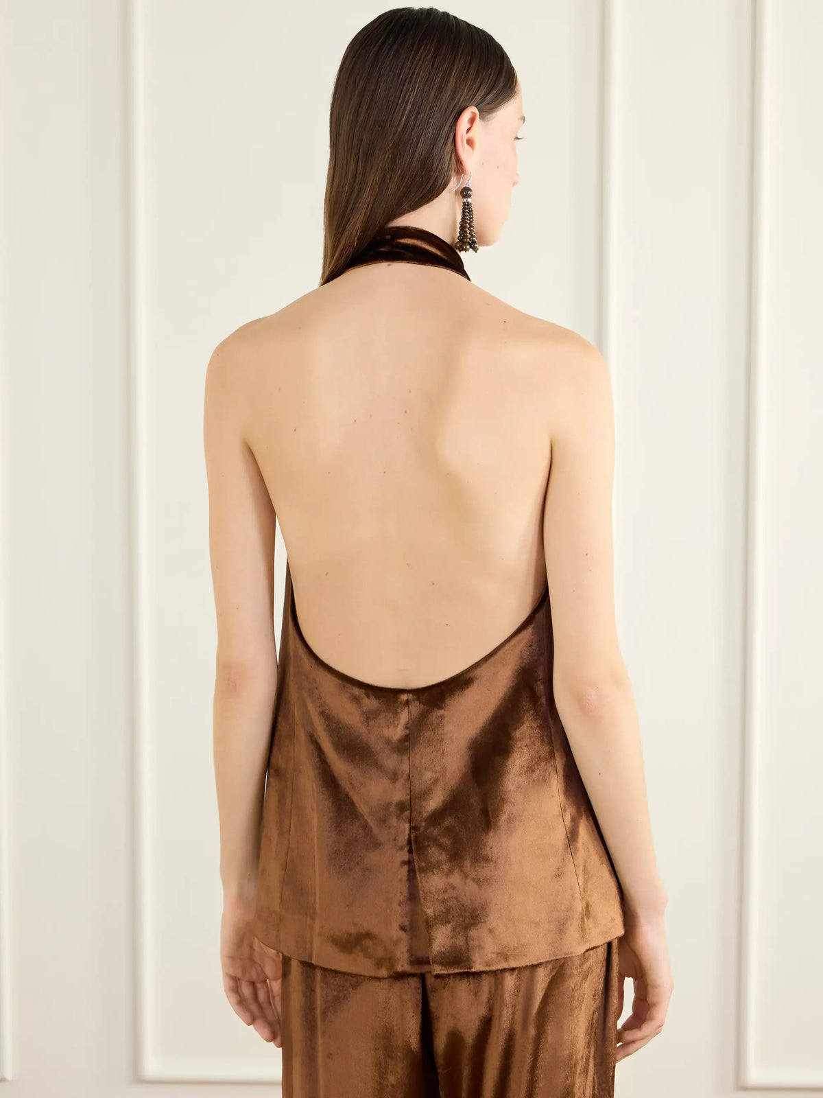 RÓHE Tussa Velvet Blouse