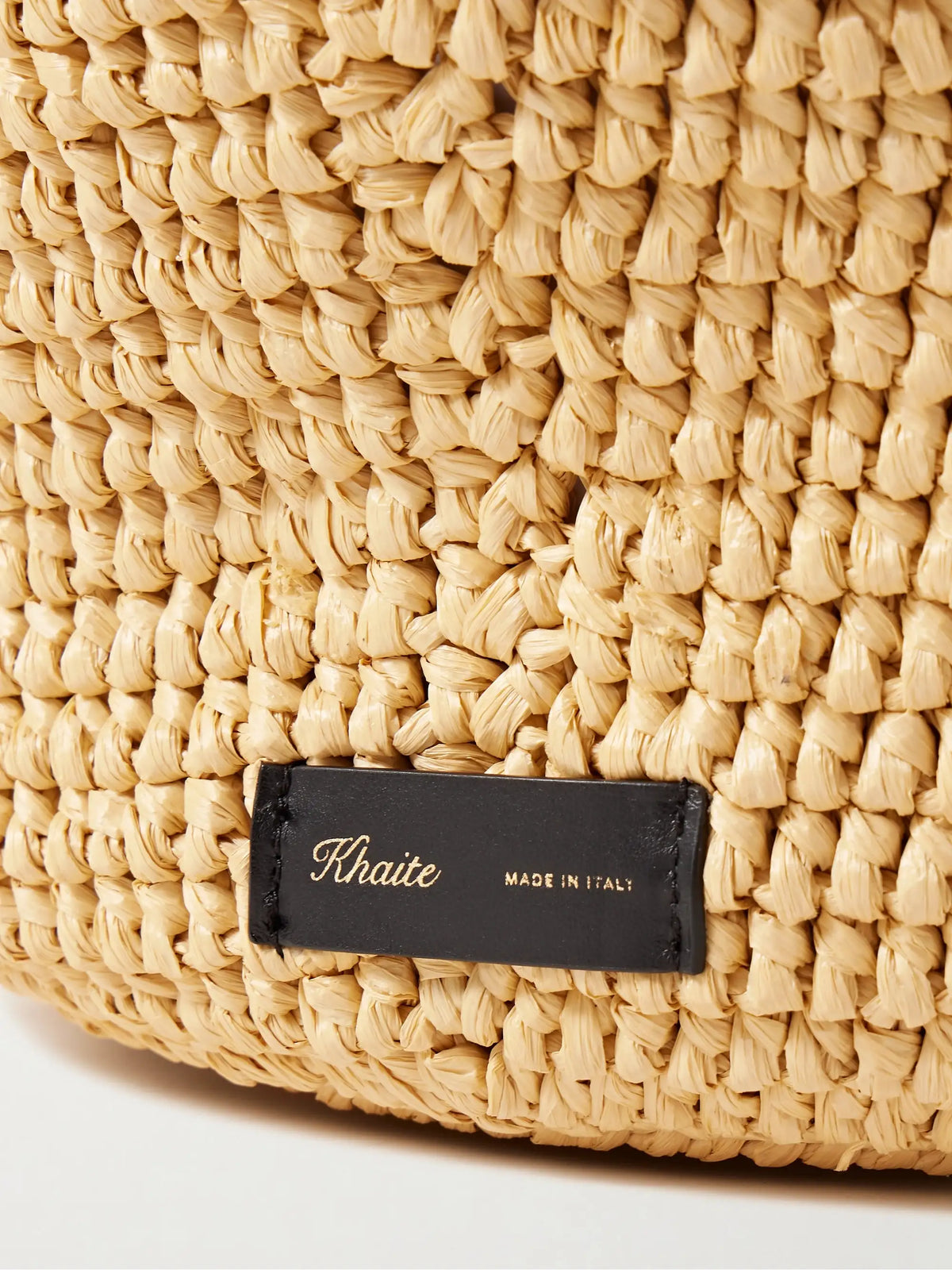 Lotus Medium Raffia Tote