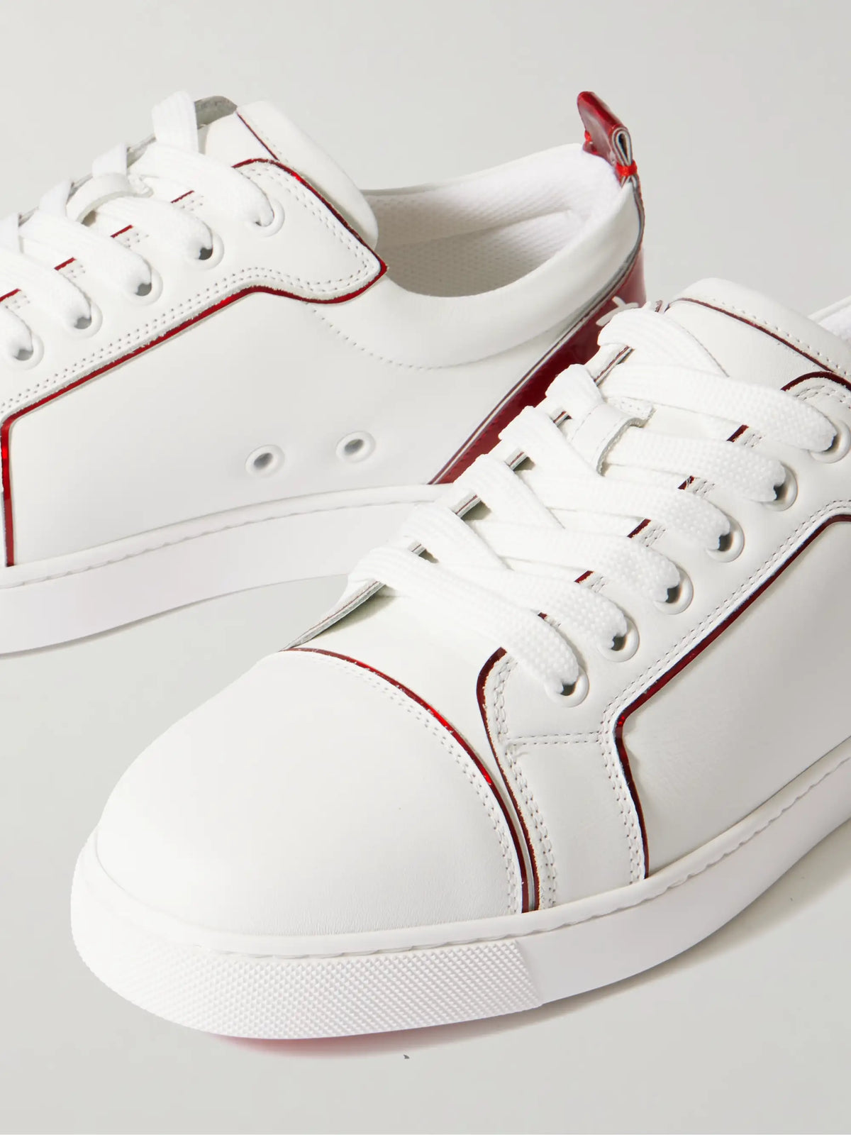 Fun Vieira Printed Leather Sneakers