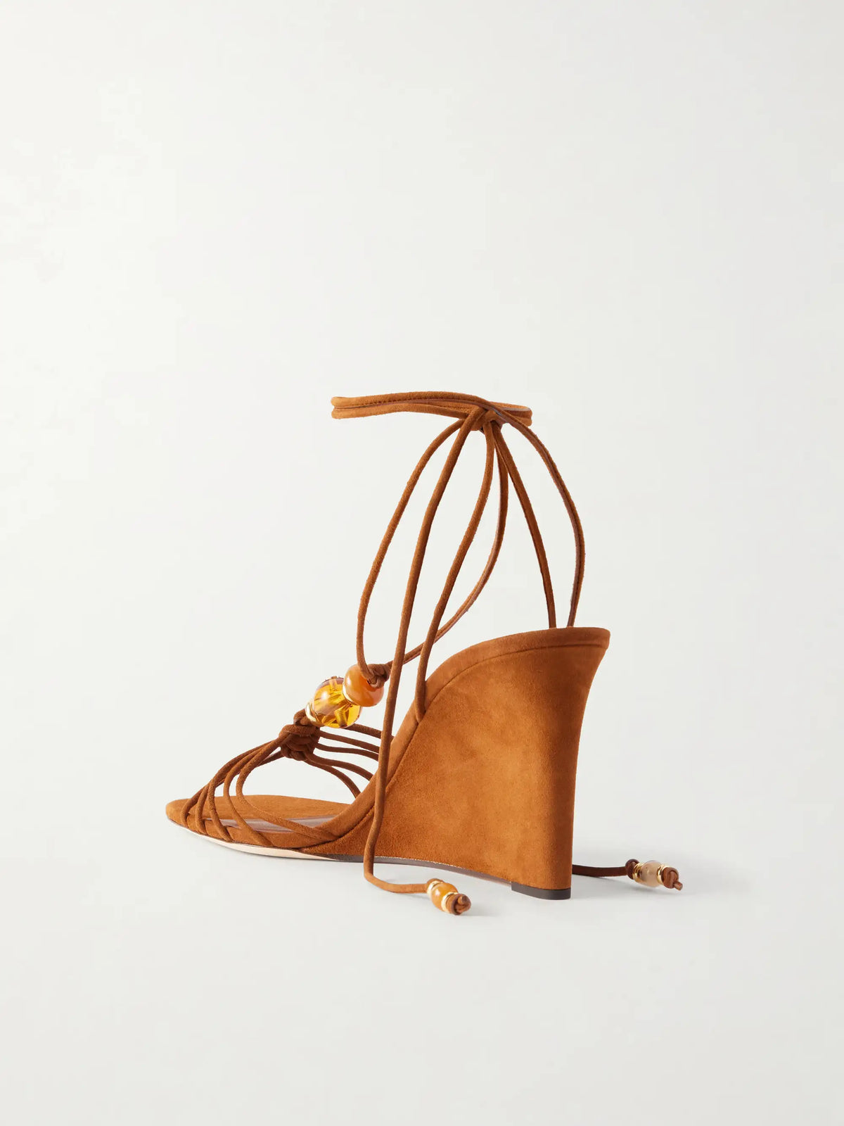 Lova 85 Embellished Suede Wedge Sandals
