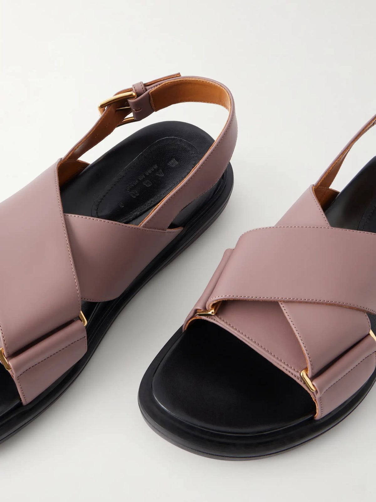 Fussbett Two-tone Leather Slingback Sandals