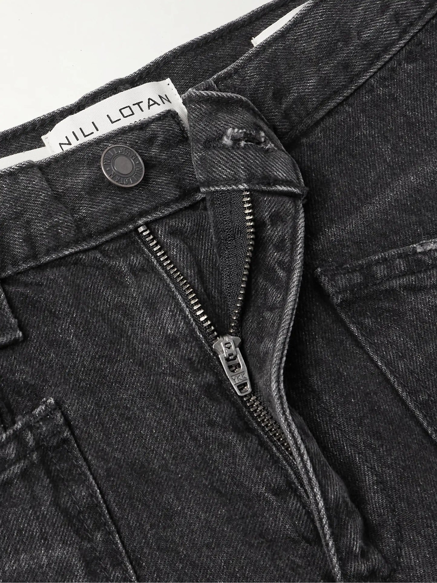Shon Mid-rise Barrel-leg Jeans