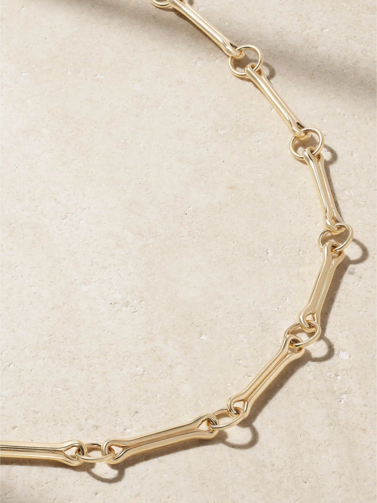 Show Your Bones 14-karat Gold Necklace