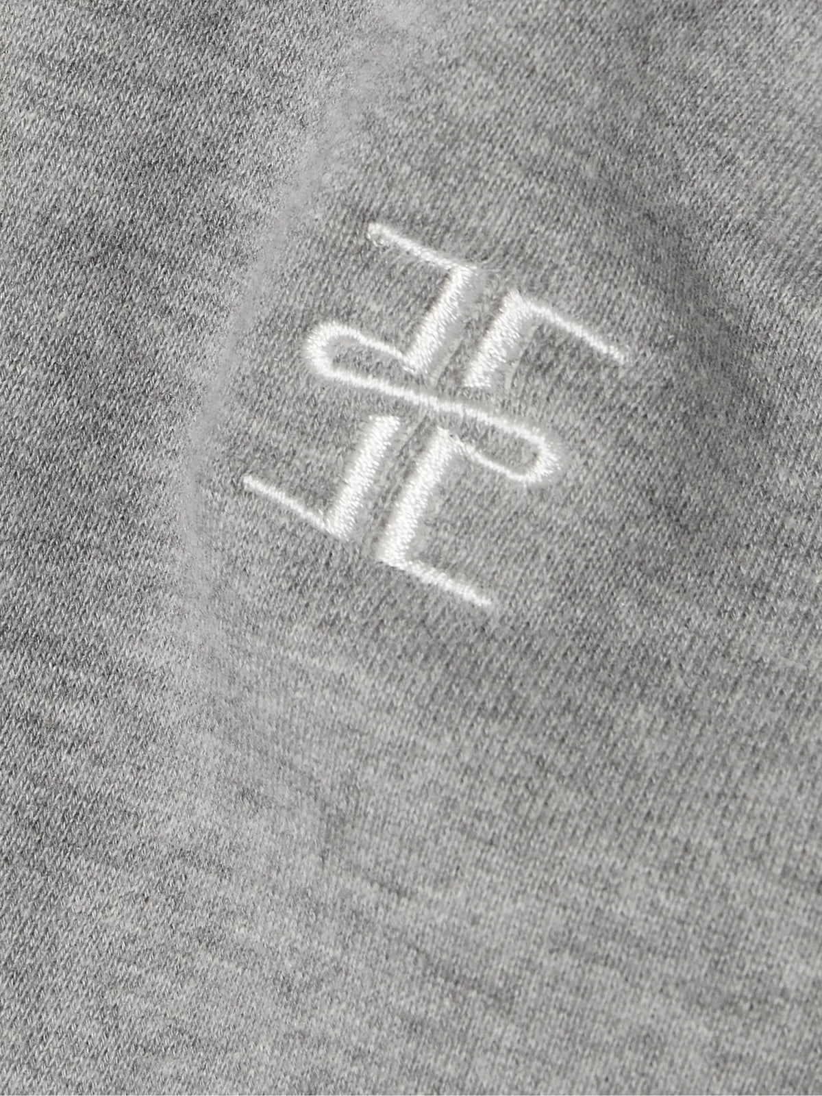 Embroidered Cotton-blend Hoodie