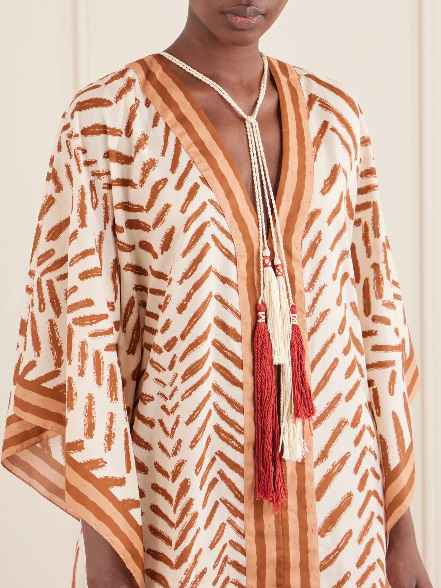 The Secret Of The Sun Printed Cotton Kaftan
