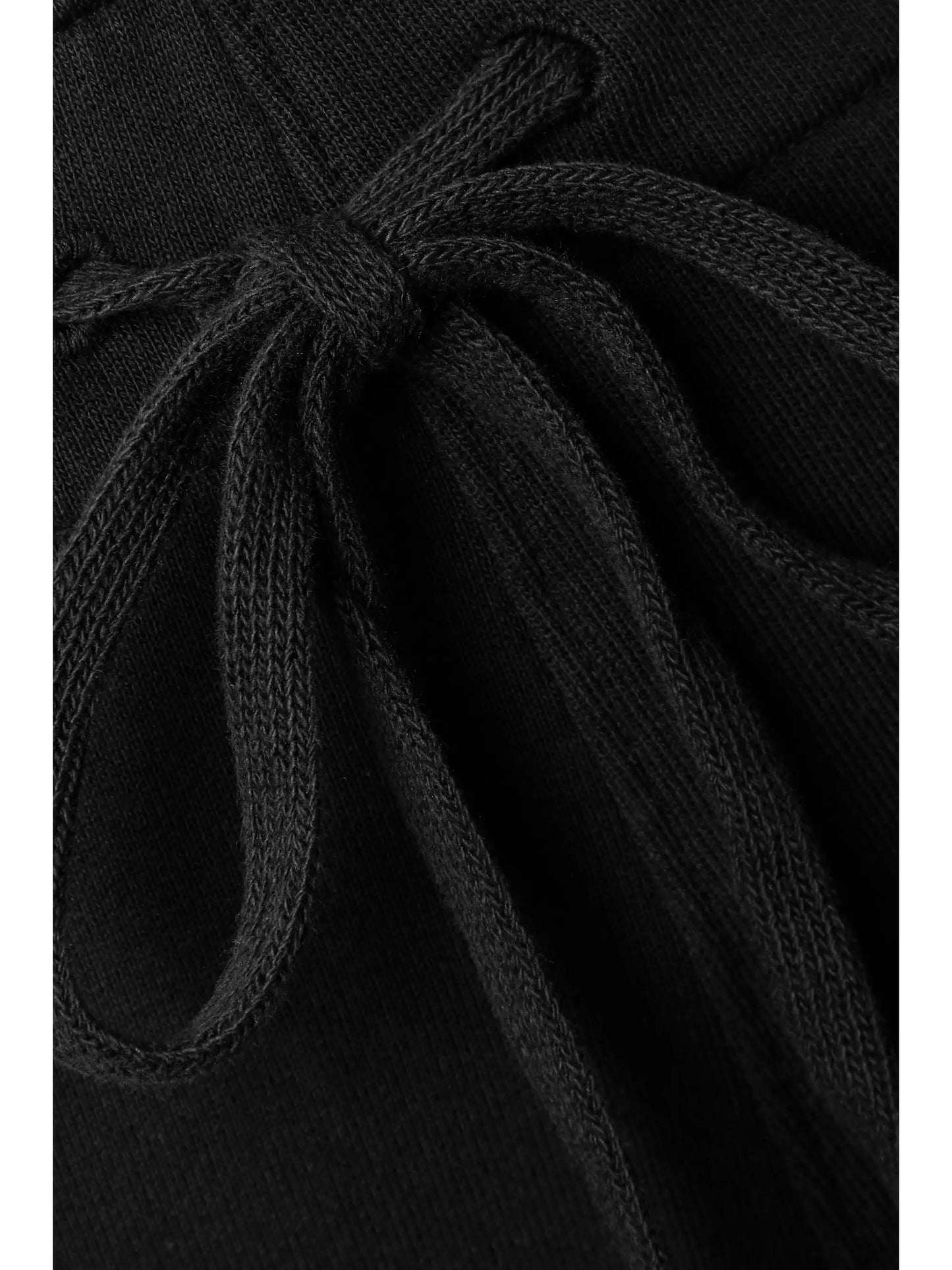 Kiki Cropped Voile-trimmed Cotton-jersey Track Pants