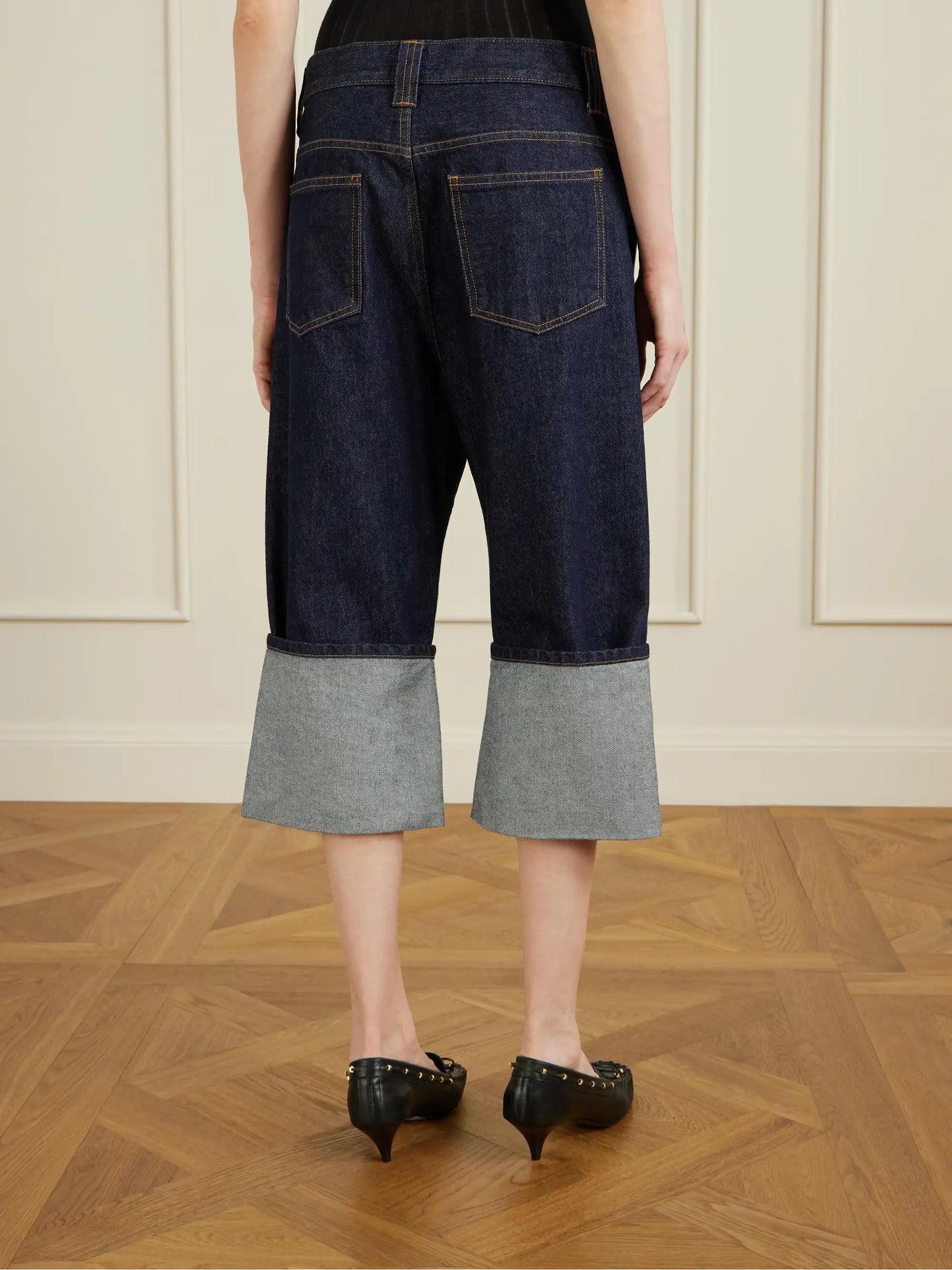 Boyle Cropped Low-rise Jeans