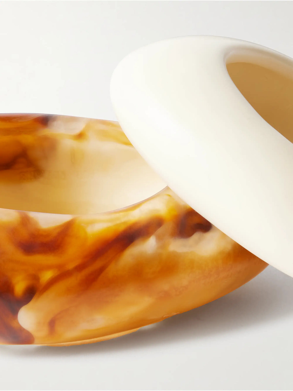 Rock Set Of Two Resin Bangles