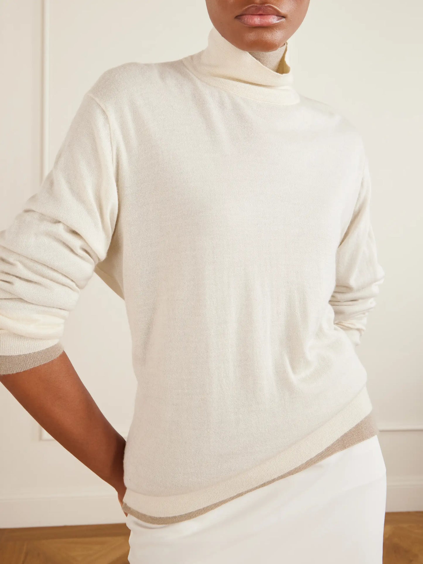 Orly Cashmere And Silk-blend Turtleneck