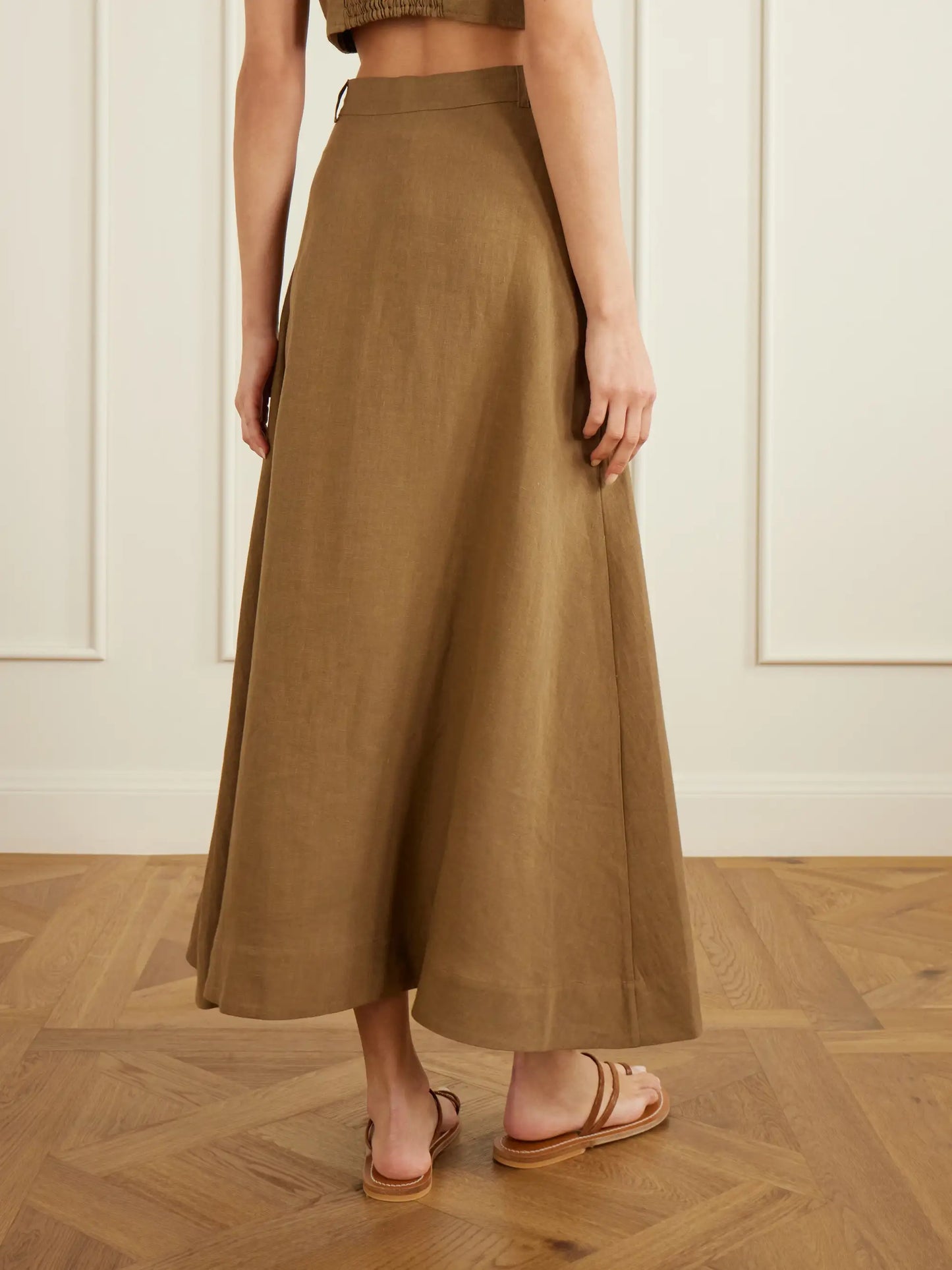 Rayi Linen Maxi Skirt