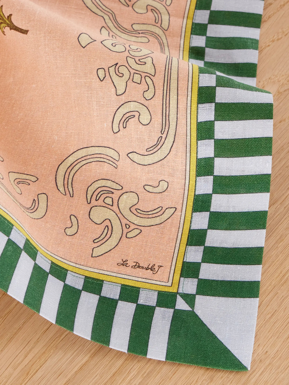 Printed Linen Tablecloth