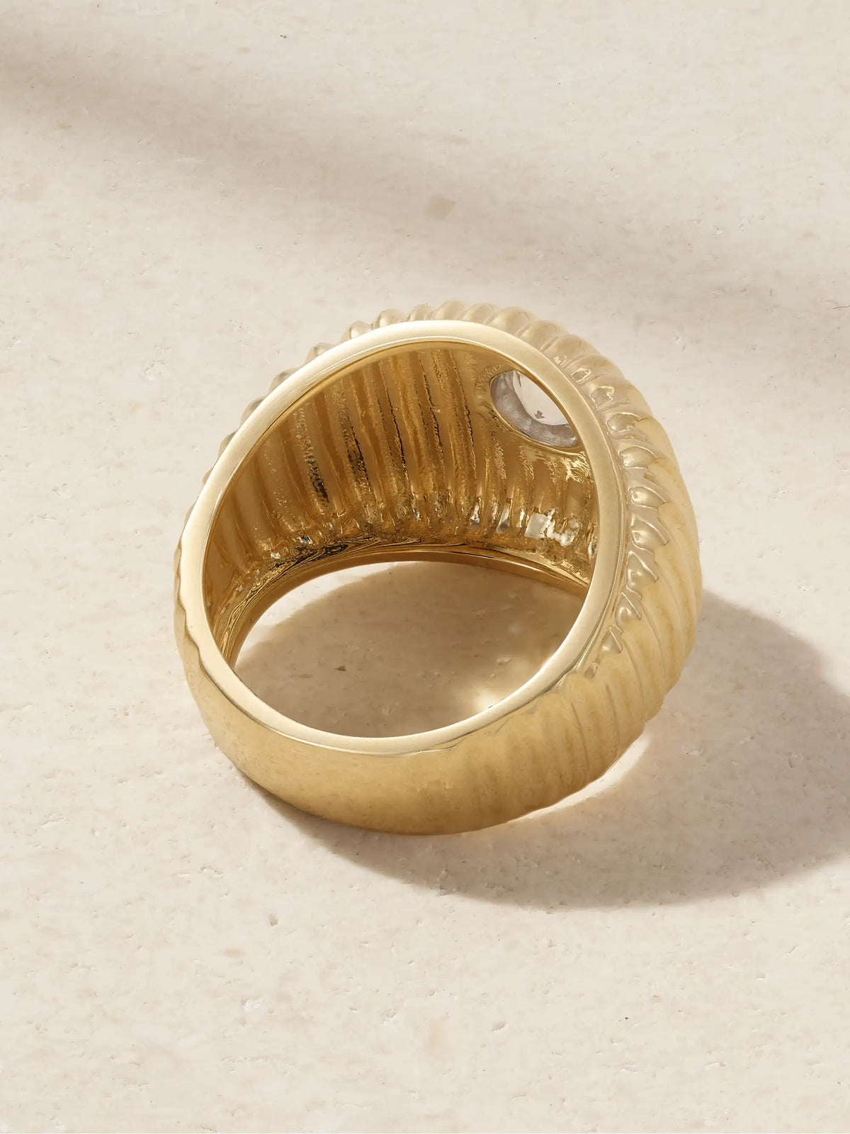 9-karat Gold Topaz Ring