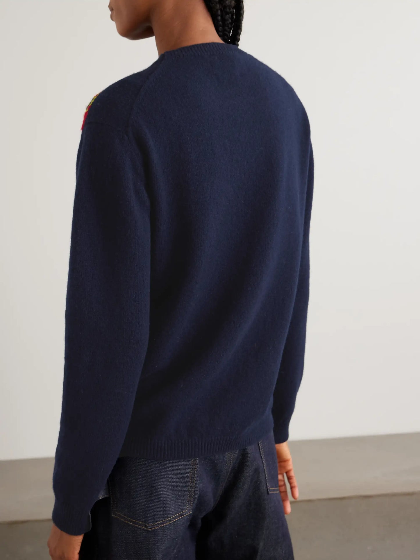+ Pringle Floral Intarsia-knit Cashmere Sweater