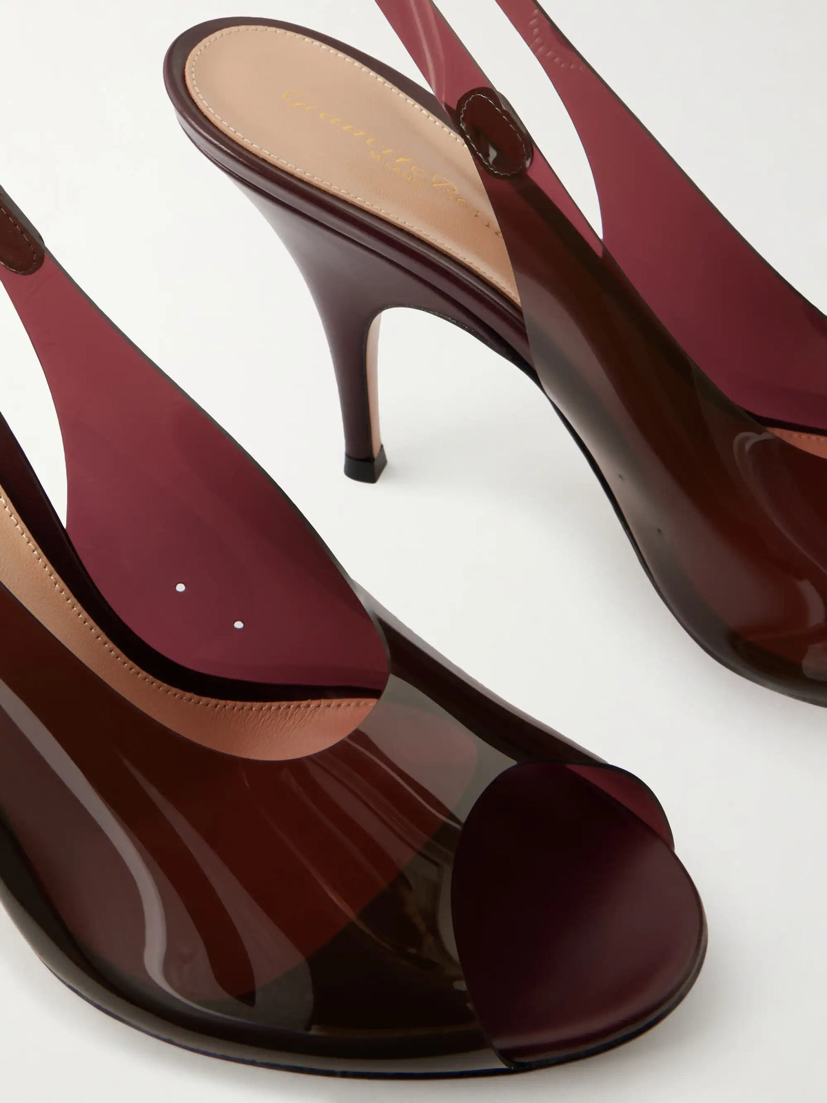 95 Pvc Slingback Pumps