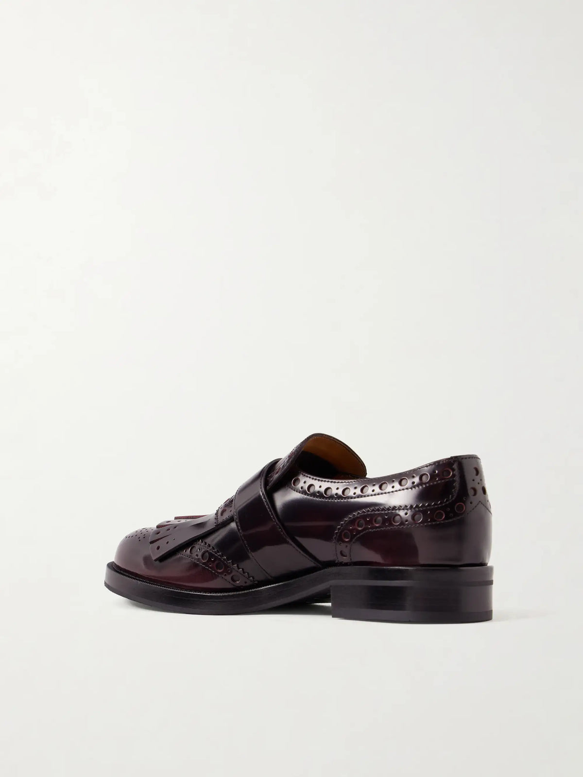 Phillis Fringed Leather Brogues