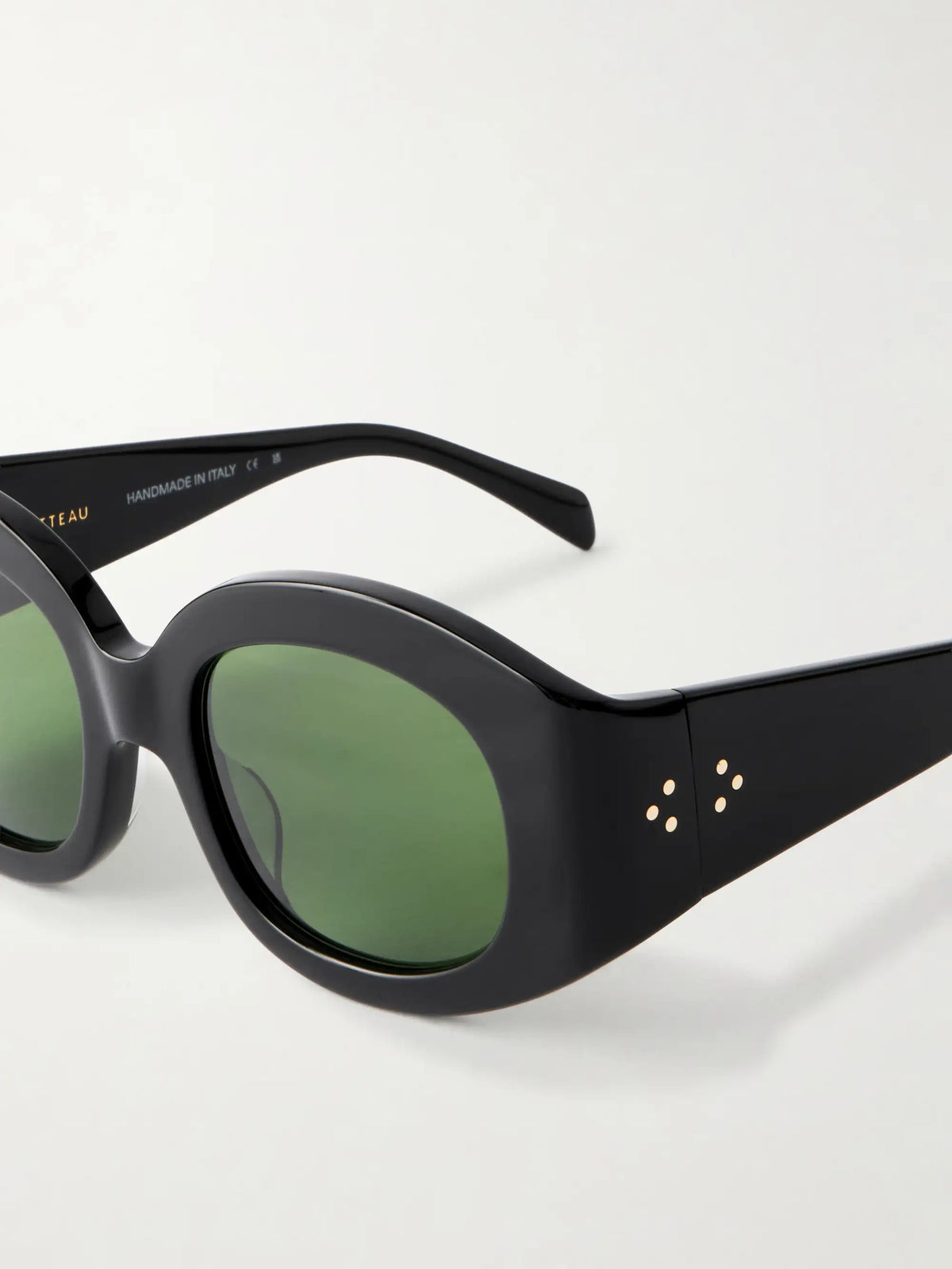 Eclipse Round-frame Acetate Sunglasses