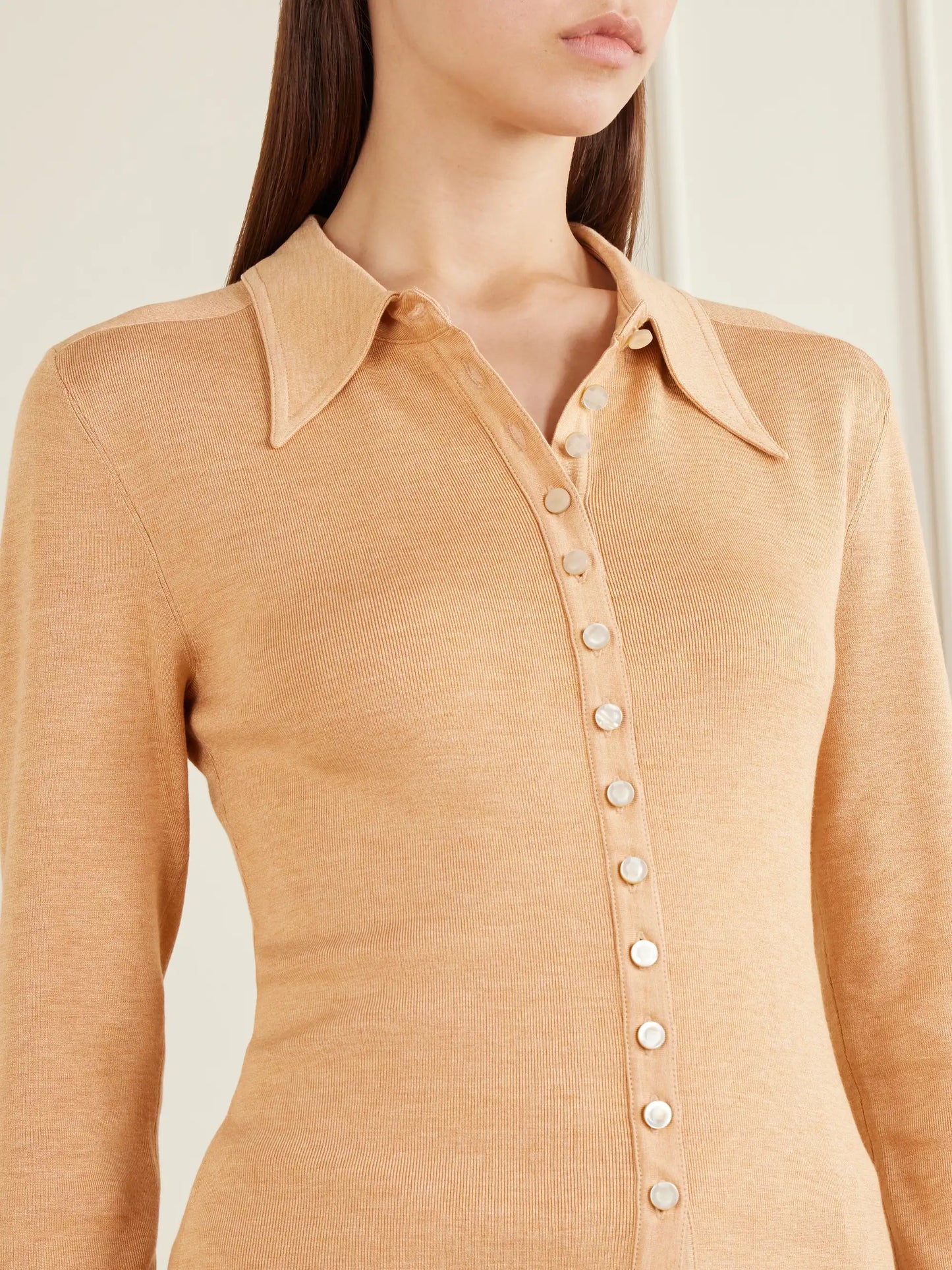 Silk-blend Polo Shirt