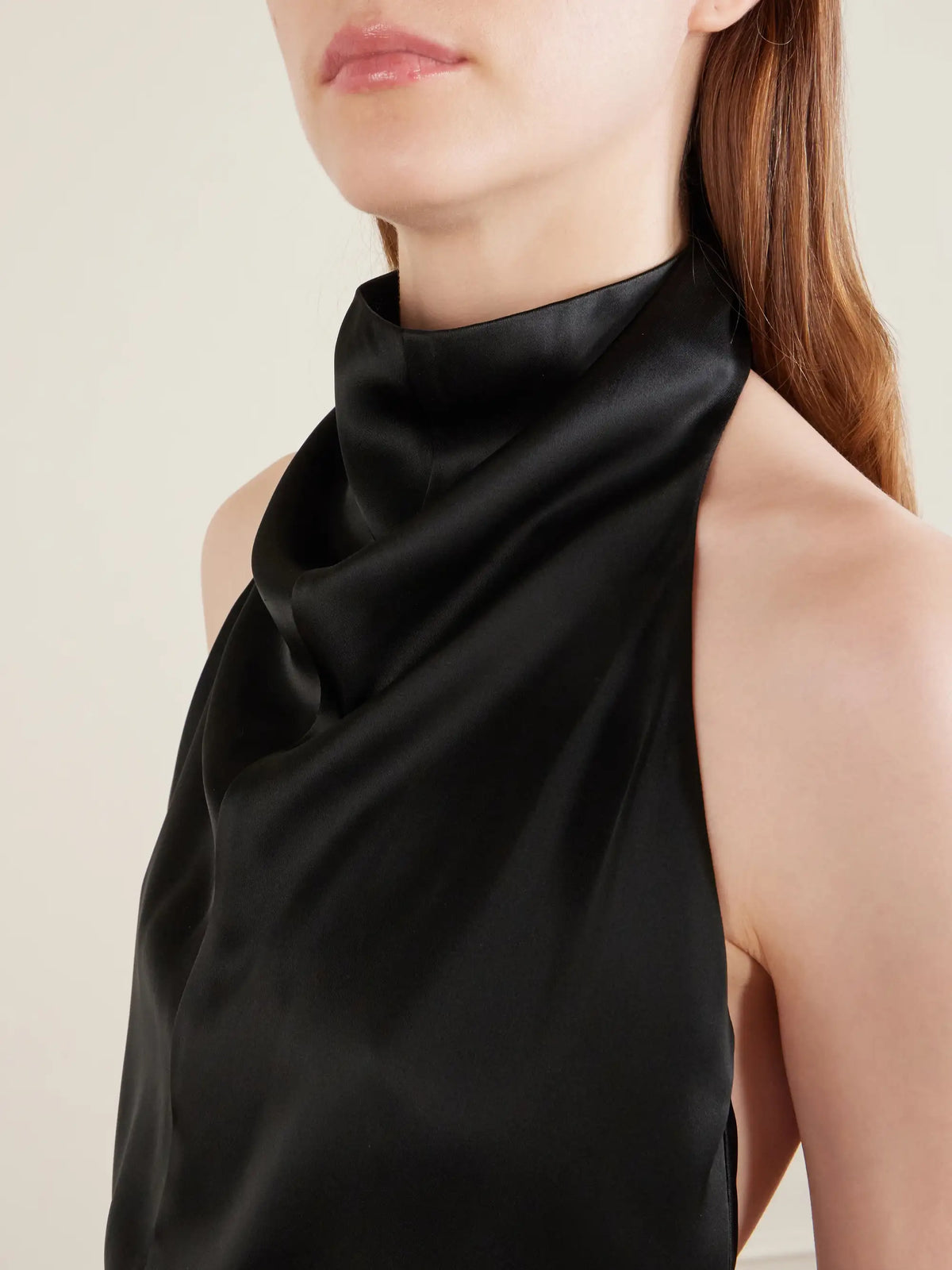 Rone Satin Halterneck Blouse