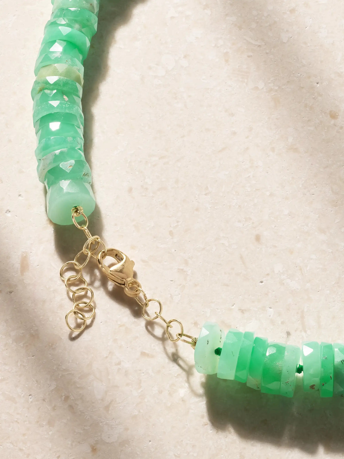 JIA JIA 14-karat Gold Chrysoprase Necklace