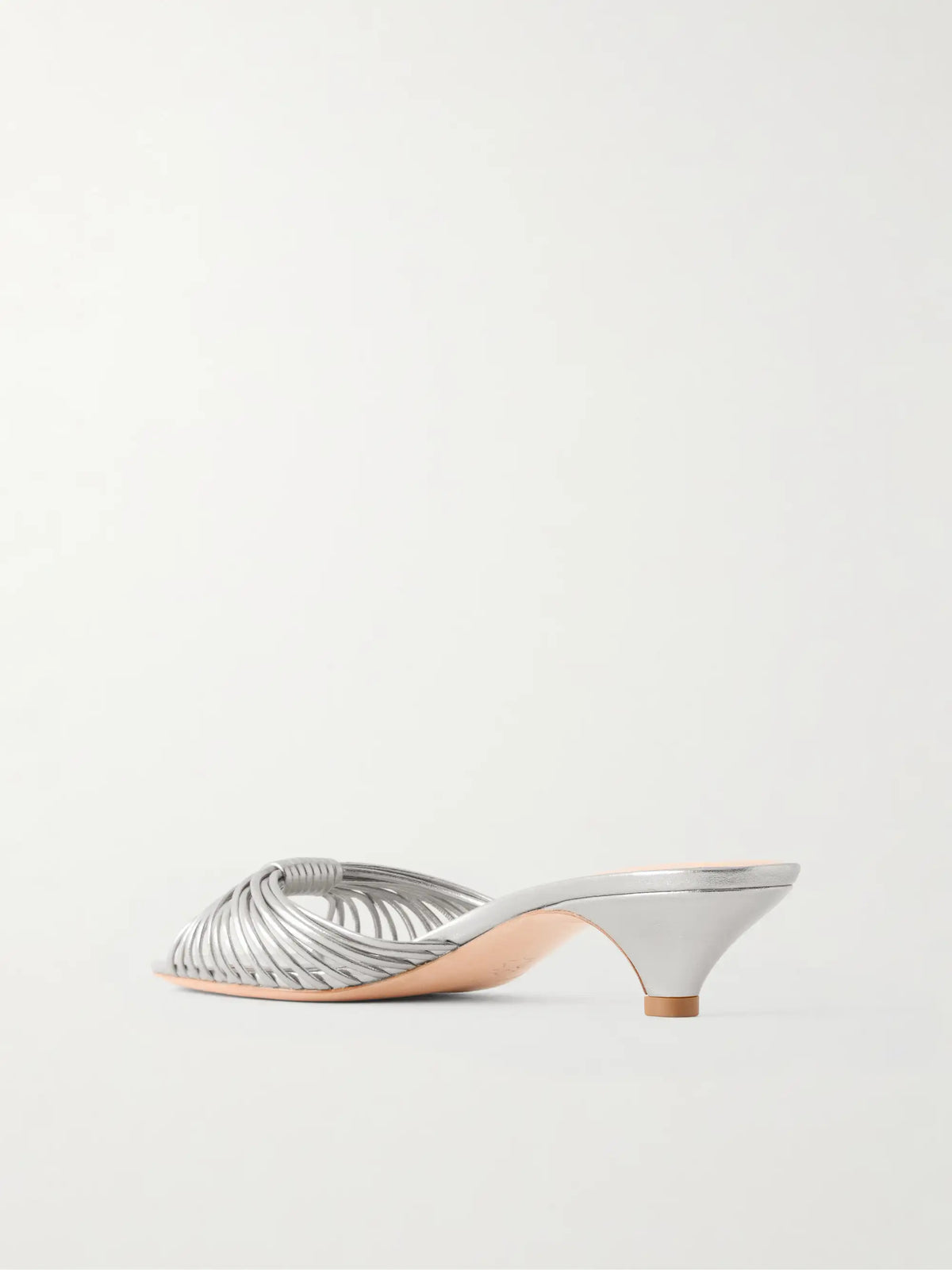 Dixie 40 Metallic-leather Mules