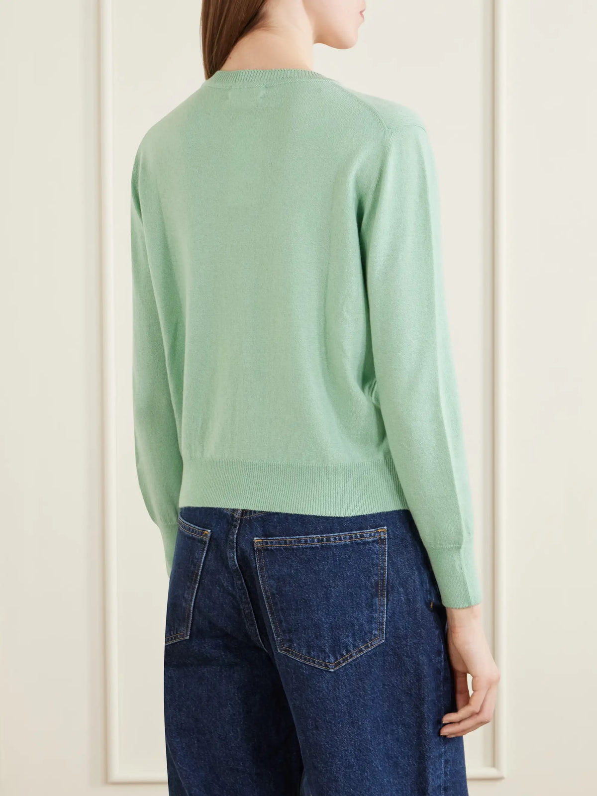 &Daughter Slim Cashmere And Cotton-blend Sweater