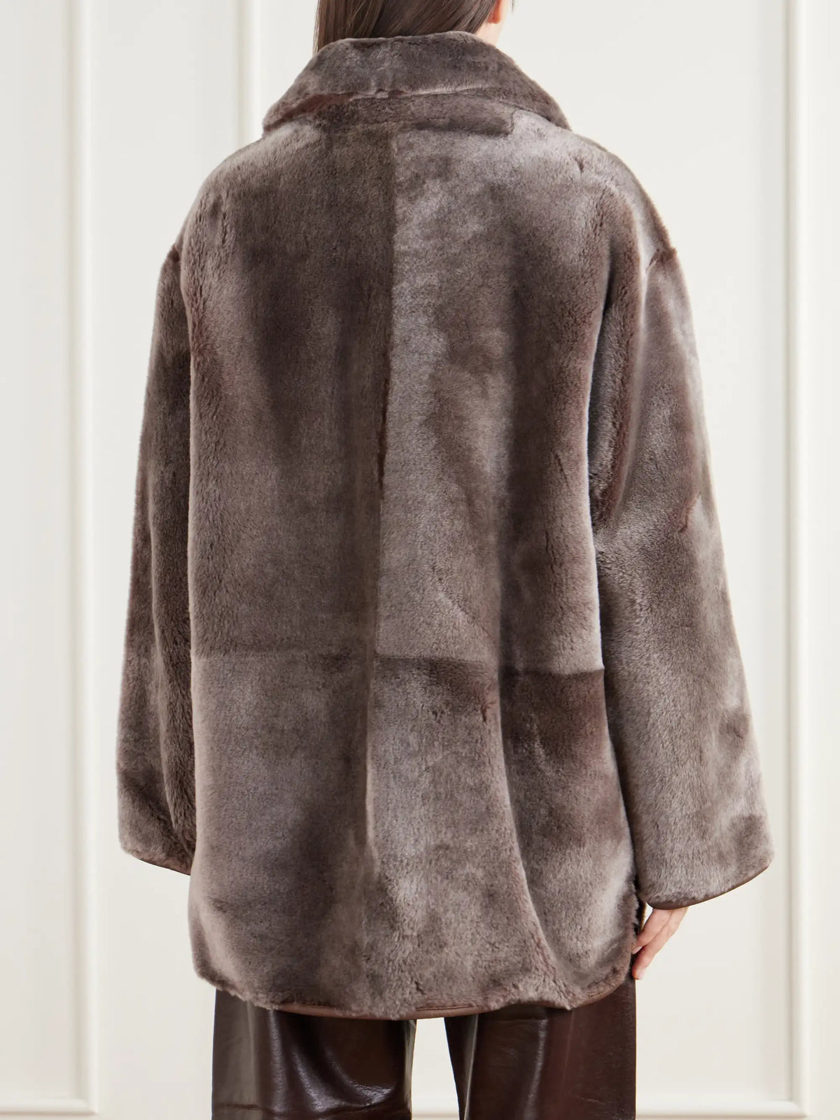 ARMA Nicola Reversible Shearling And Leather Jacket