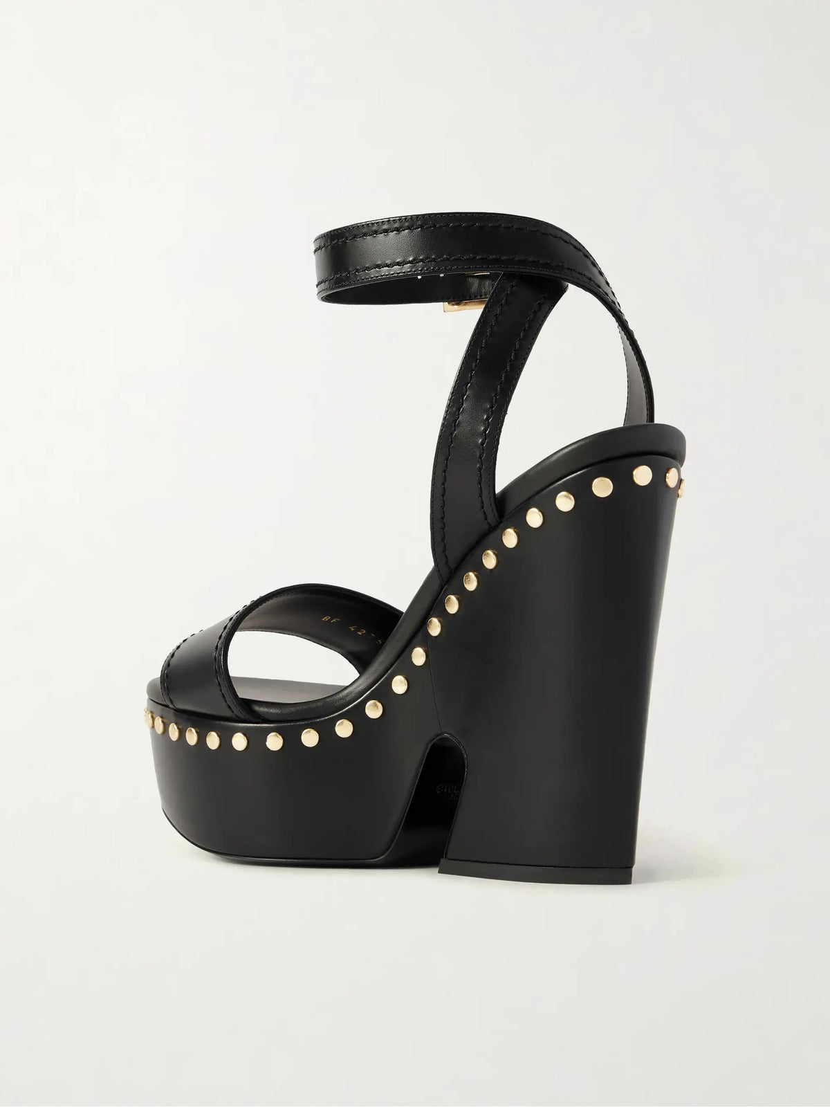 Studded Leather Platform Sandals