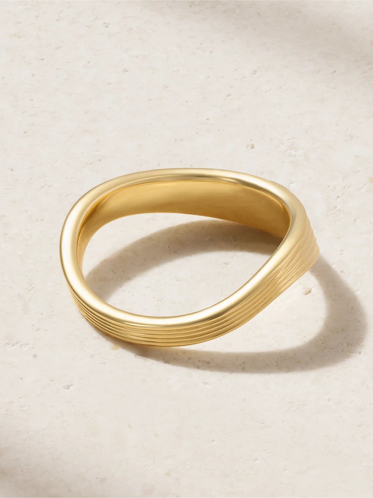 Stream Lines Wave 18-karat Gold Ring