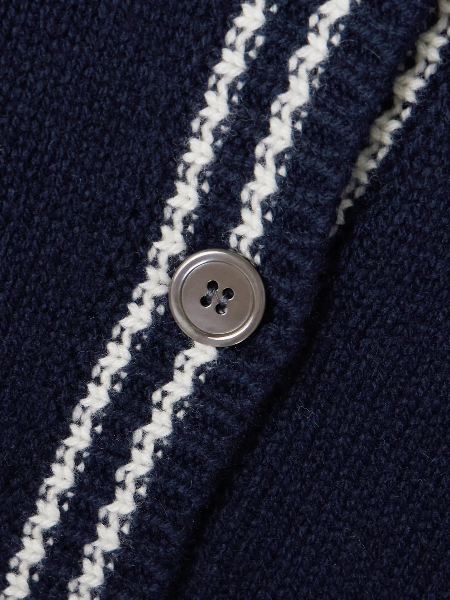 Saoirse Sailor Striped Wool Cardigan