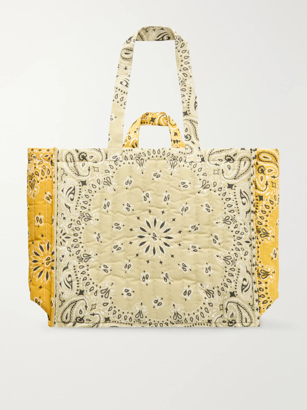 Maxi Cabas Quilted Bandana-print Cotton Tote