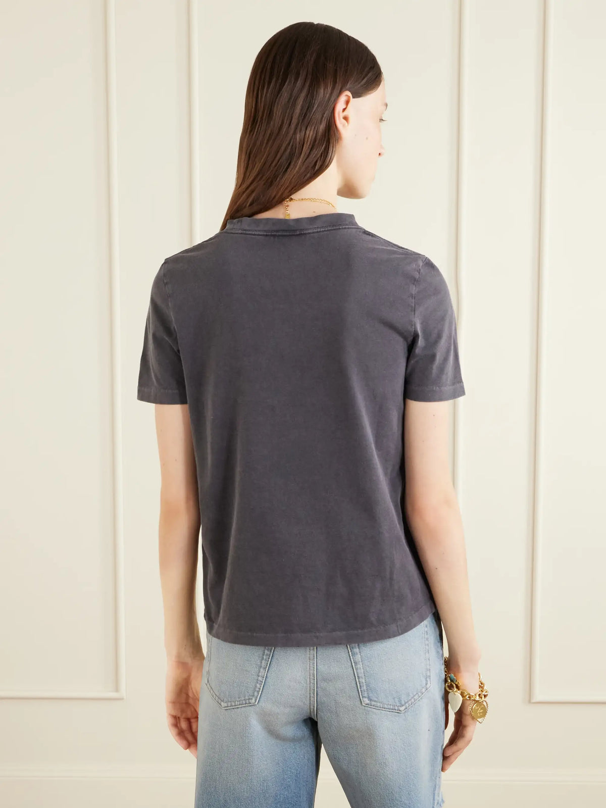 Printed Cotton-jersey T-shirt