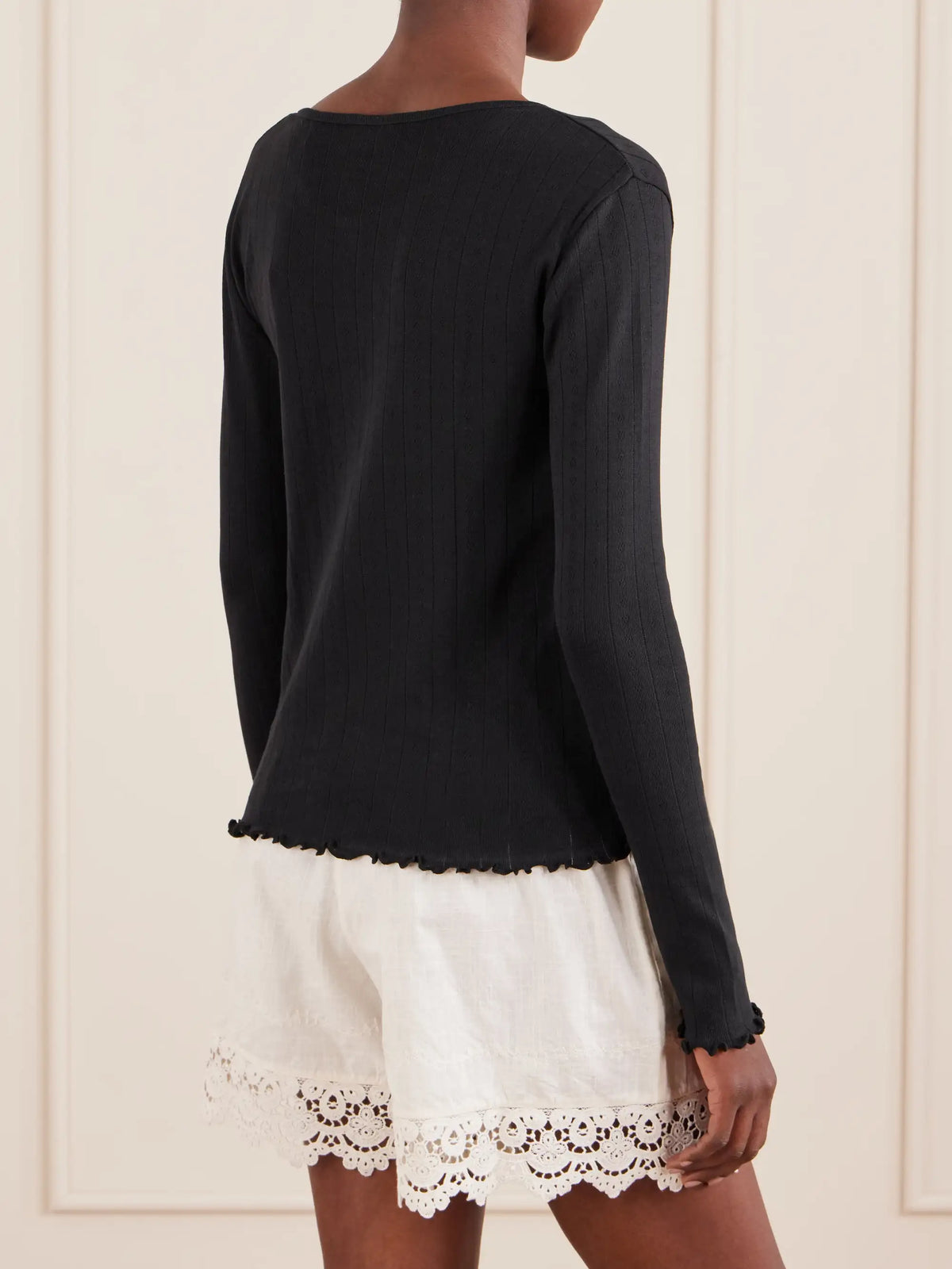 Edie Open-knit Organic Cotton Cardigan