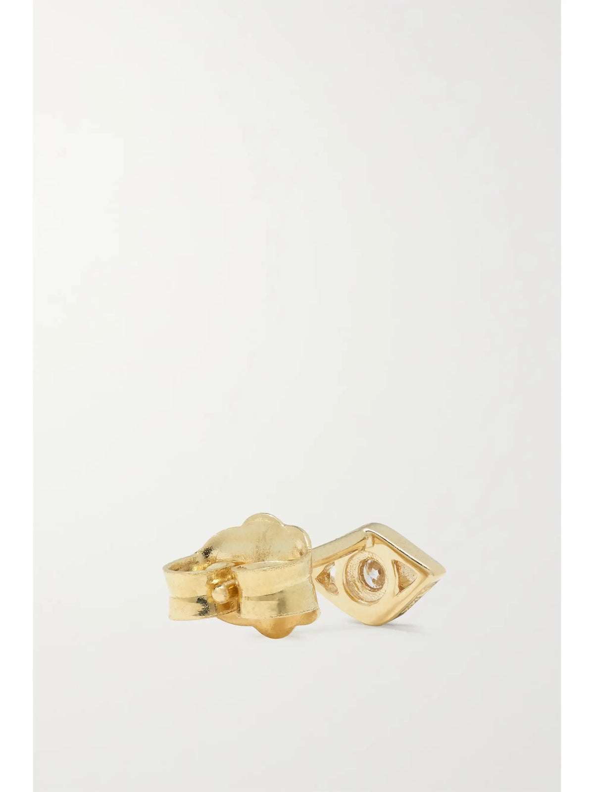 Small Evil Eye 14-karat Gold Diamond Earrings