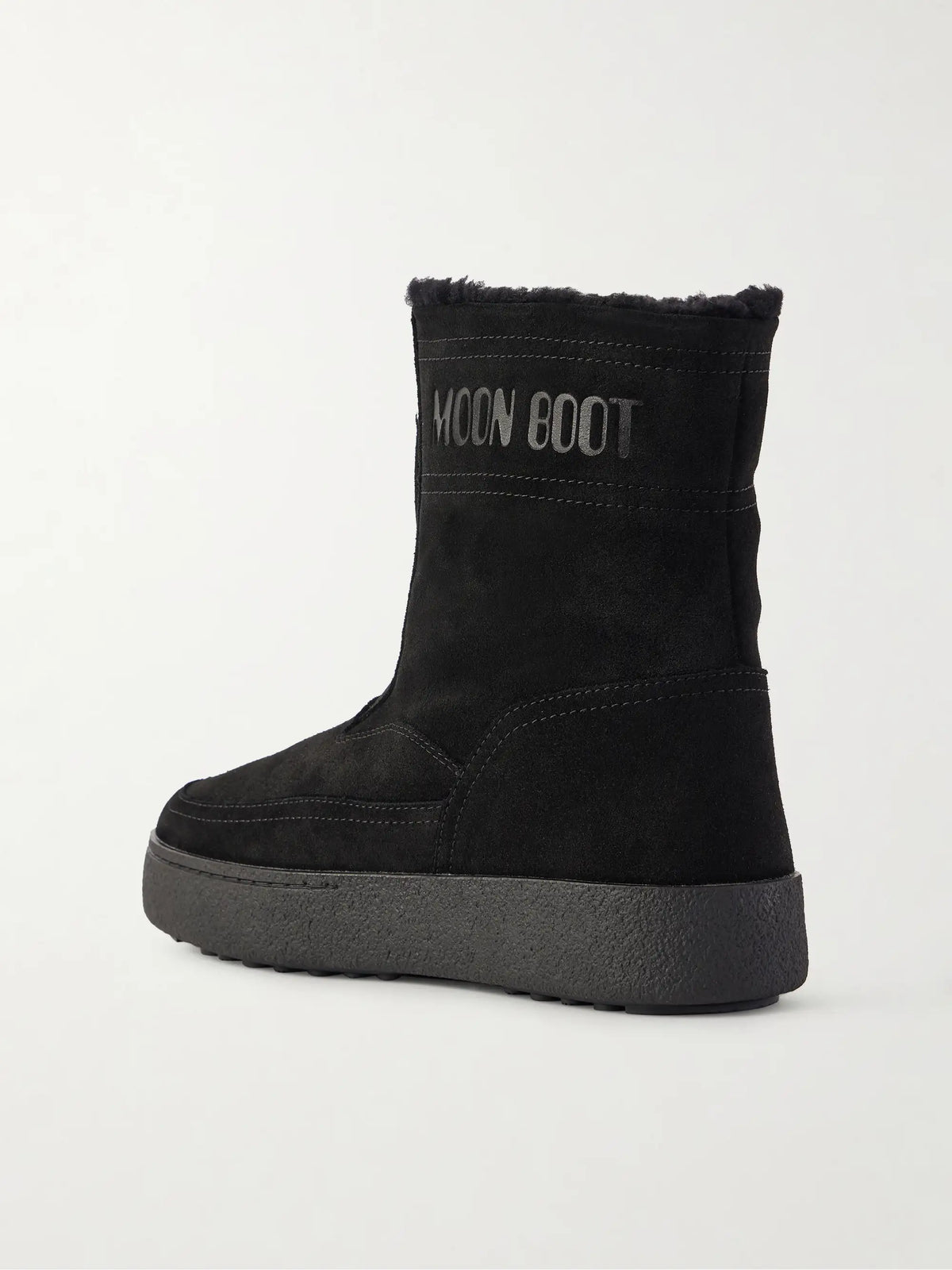 Lara Suede And Shearling Ankle Boots