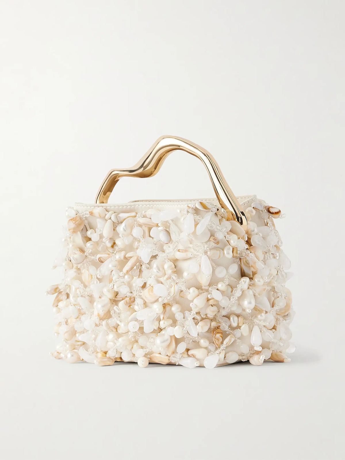 Solene Mini Bead-embellished Clutch