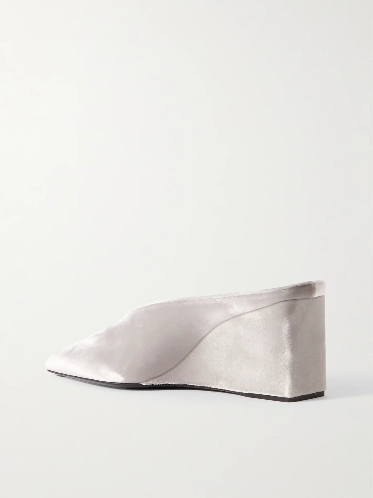 75 Velvet Wedge Mules