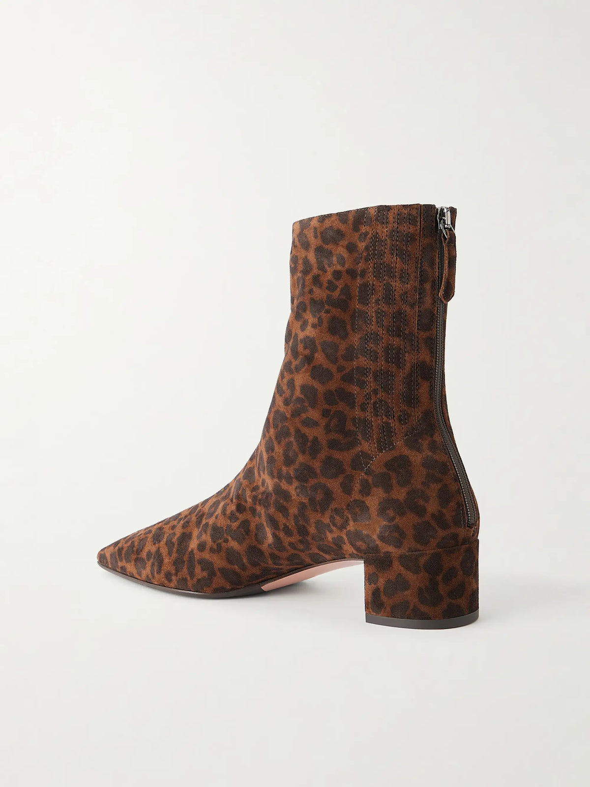 Saint Honoré 35 Animal-print Suede Boots