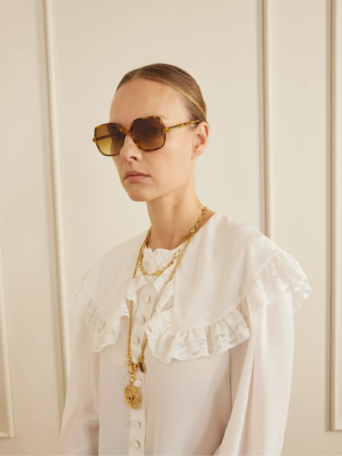 Judy Round-frame Tortoiseshell Acetate Sunglasses