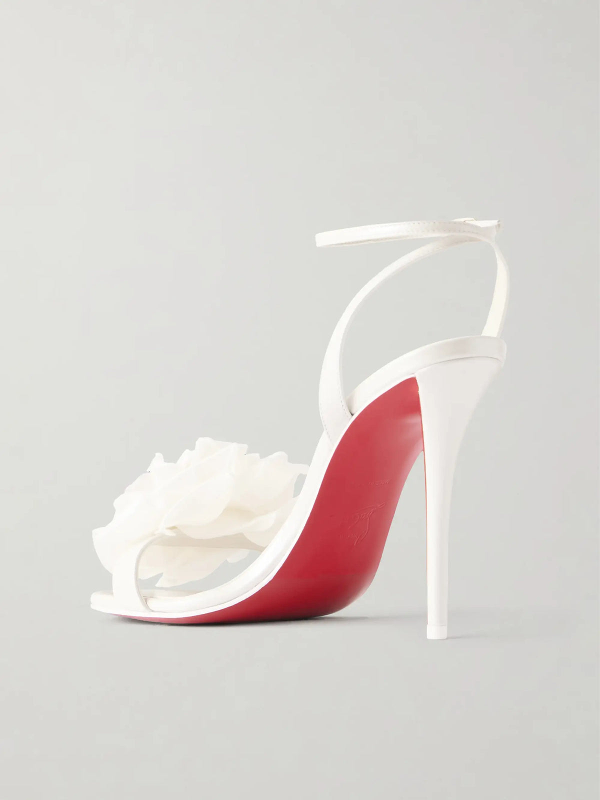 Miss Z Flora 100 Appliquéd Leather Sandals