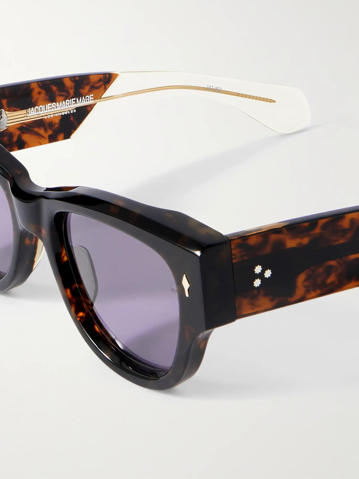 Chelsea Square-frame Tortoiseshell Acetate Sunglasses