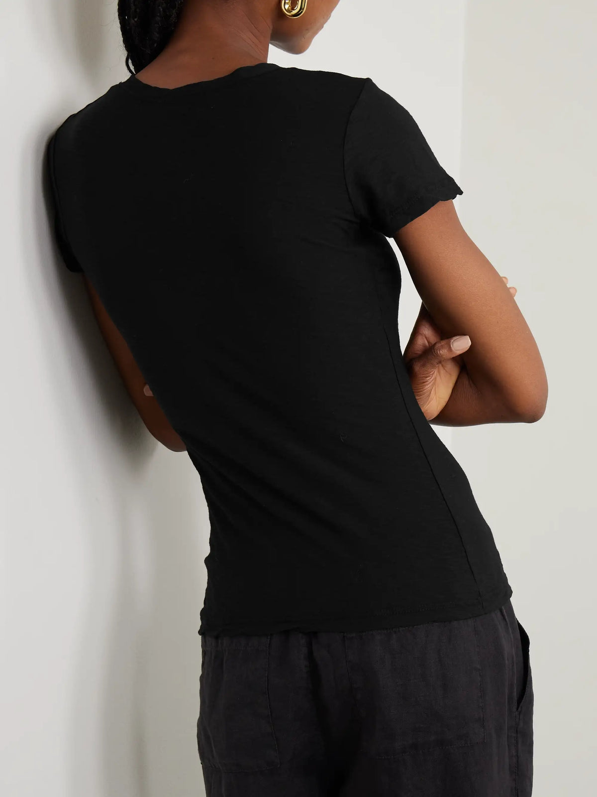 James Perse Casual Slub Cotton-jersey T-shirt