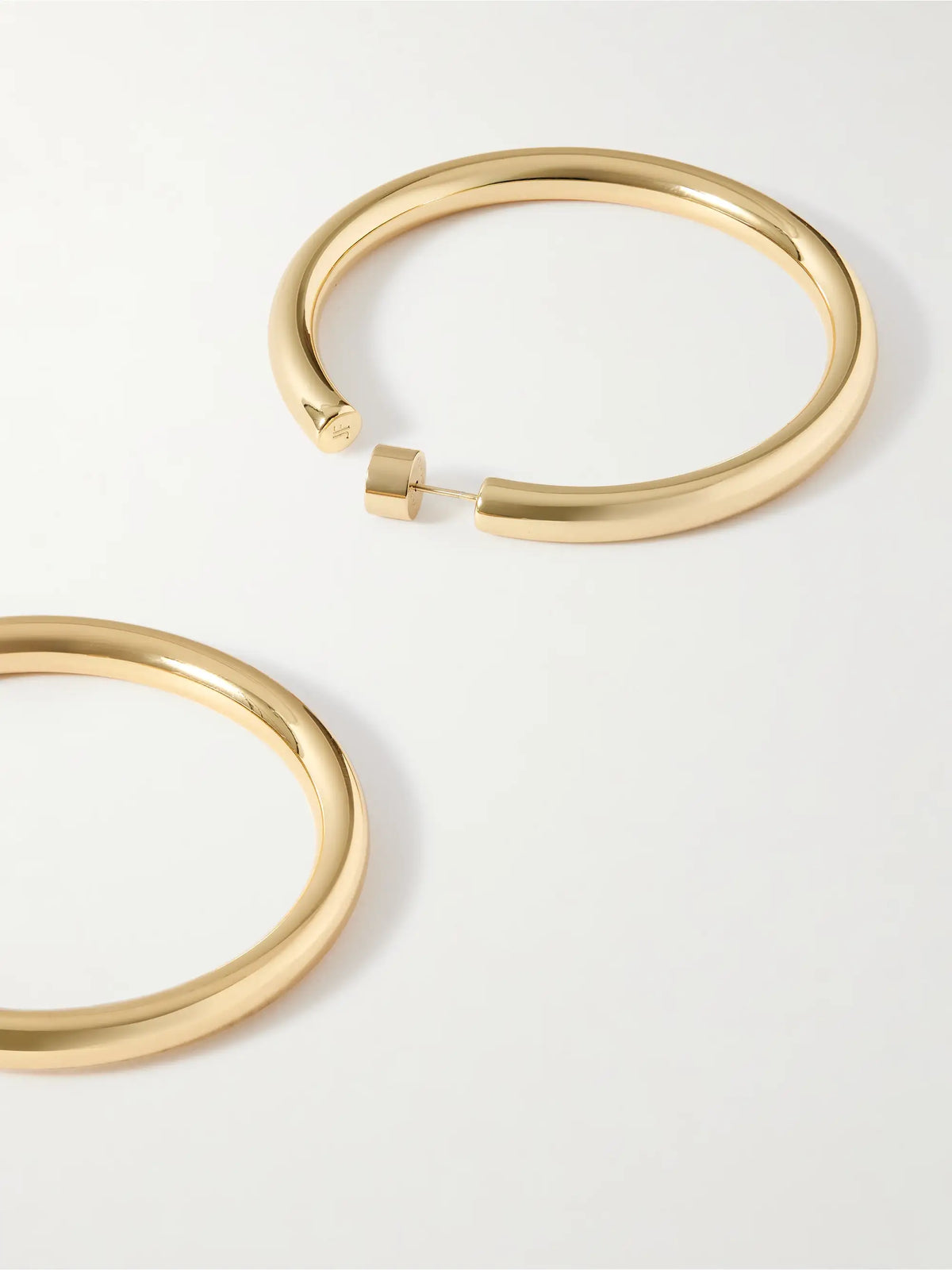 Natasha Gold-plated Hoop Earrings